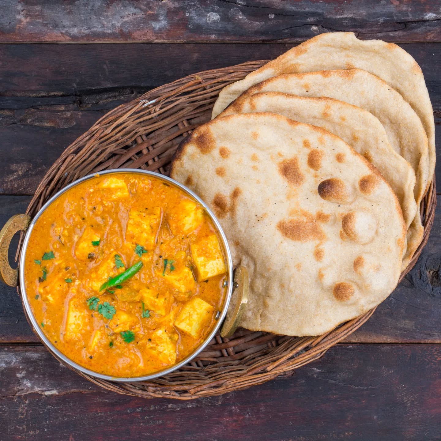 Shahi Paneer with Roti